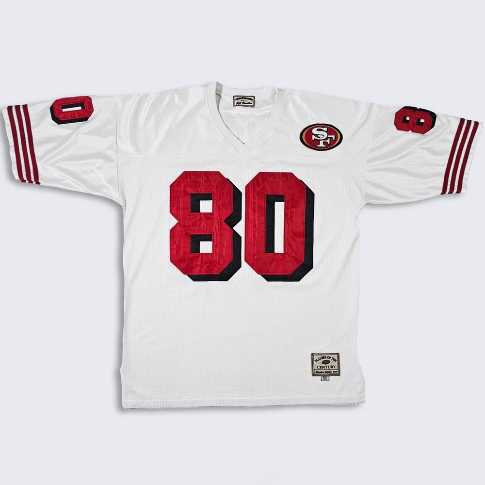 San Francisco 49ers Vintage Jerry Rice Jeff Hamilton Football Jersey